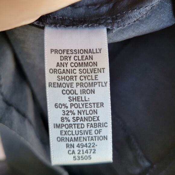 Cache Black Deep V-Neck 3D Floral Bodycon Party Cocktail Dress sz 2 - Picture 6 of 10